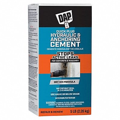 Hydraulic Cement Quick Plug 5 lb