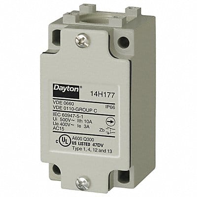 Limit Switch Body 1NO/1NC 10A @ 250V