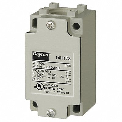 Limit Switch Body 1NO/1NC 10A @ 250V