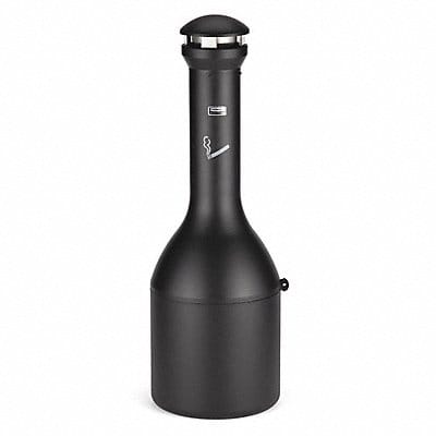 D0202 Cigarette Receptacle 4-3/32 gal Black