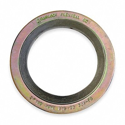 Gasket Ring 5 In Metal Yellow