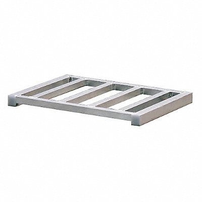 Pallet 2Way 750lb 15-1/2 Lx21 W Aluminum