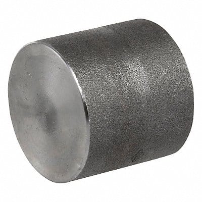 Round Cap 304 SS 2 in Pipe Size FNPT