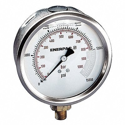 K4565 Pressure Gauge 0 to 15000 psi 4 Dial