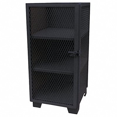 Shelving Cabinet 66 H 24 W Black