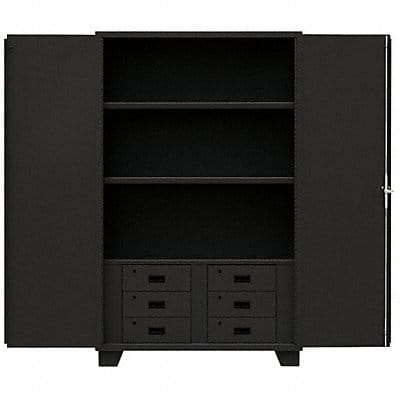 Combo Drawer Cabinet 78 H 48 W Black