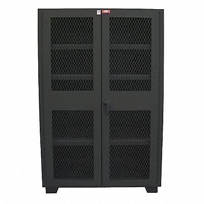 Shelving Cabinet 78 H 48 W Black