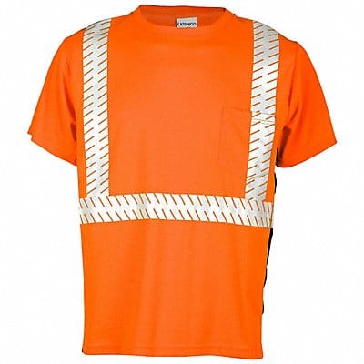 T-Shirt Black Sided Class 2 Orange 2XL