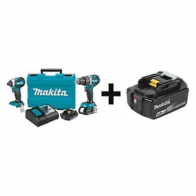 Cordless Combination Kit 2 Tools 18V DC