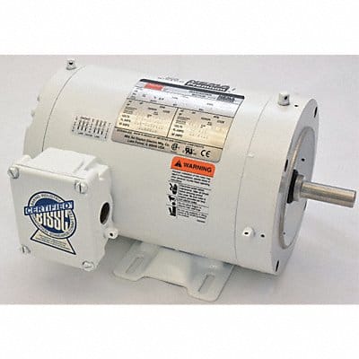 Washdown Motor 1 HP 3520 56C 230/460V