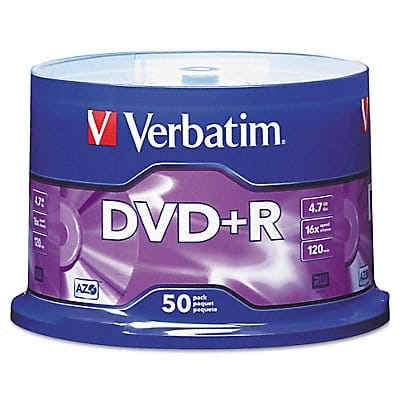 DVD+R Disc 4.70 GB 120 min 16x PK50