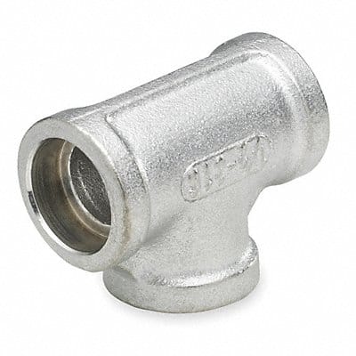 Tee 304 SS 1 1/4 in Pipe Size Socket