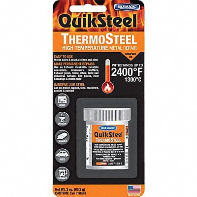 Metal Repair High Temp Dark Gray 3 Oz