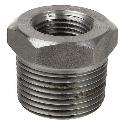 Hex Reducing Bushing SS 2 1/2 x 1 1/4 in