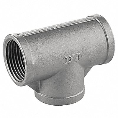 Tee 304 SS 3/4 in Pipe Size Female NPT