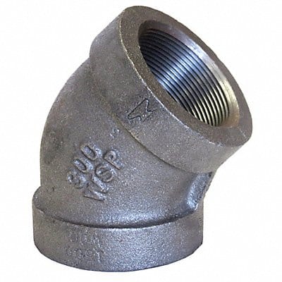 45 Elbow Malleable Iron 1/2 in NPT