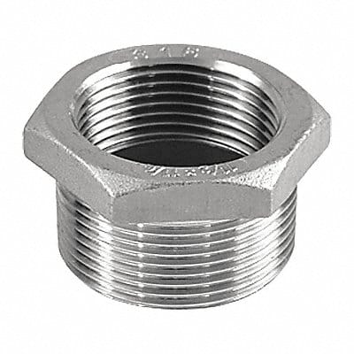 Hex Bushing 304 SS 1/2 x 1/8 in NPT