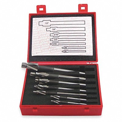 Counterbore Set Fractional Inch 7 Pcs