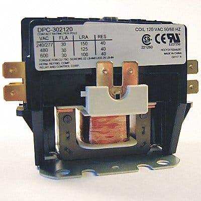 Defn Purpose Contactor 30A 2-Pole 120VAC