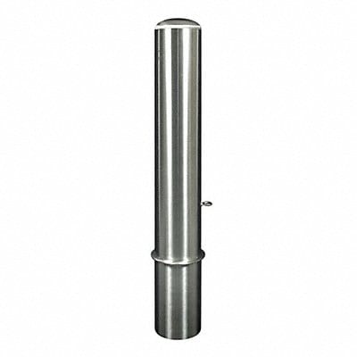 Removable Bollard 48 in H Silver