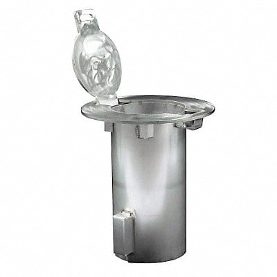 Bollard Embedment Sleeve 10 1/2 W Silver