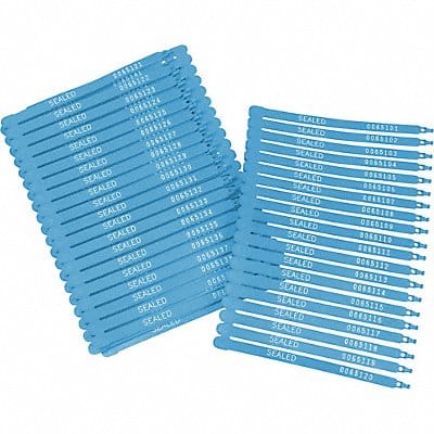 Strap Seals Blue Unfinished PK100