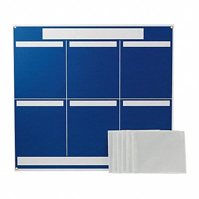 LEAN METRIC BOARD 37.25INX34.25IN BLUE