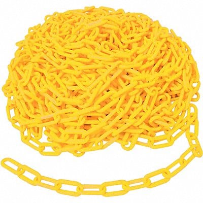 Plastic Chain 100 ft L Yellow