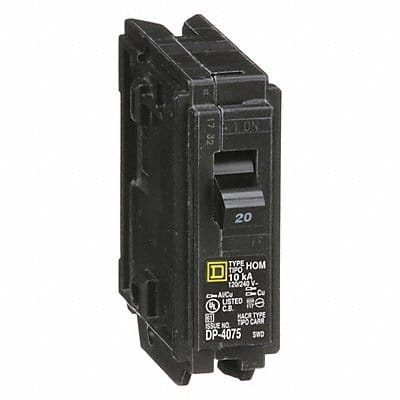 Circuit Breaker 20A Plug In 120V 1P