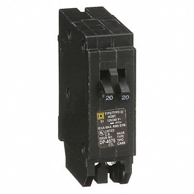 Circuit Breaker 20A Plug In 120/240V 1P