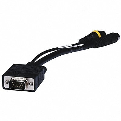 VGA to Svideo/RCA Adapter Cable - Black