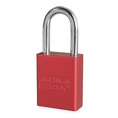 D1918 Lockout Padlock KD Red 1-7/8 H