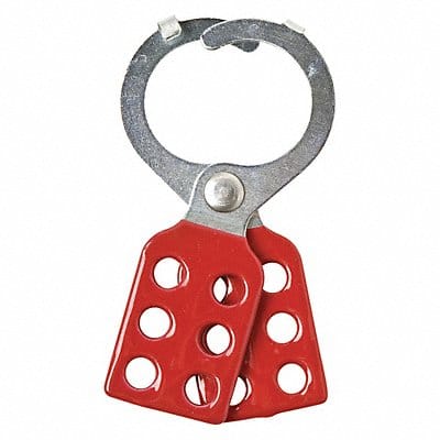 Lockout Hasp 6 Lock Red