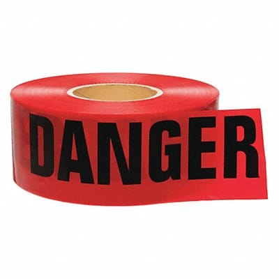 Barricade Tape Red 1 000 ft L 3 in