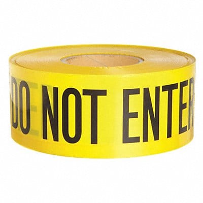 Barricade Tape Yellow 1 000 ft L 3 in