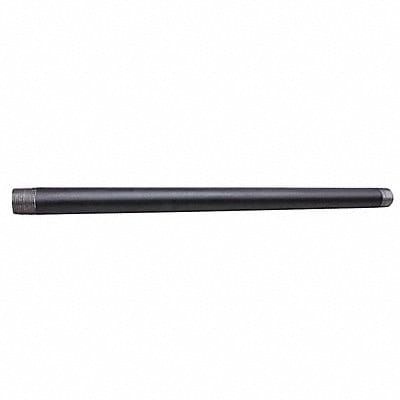 Black Pipe Threaded 1x24 In