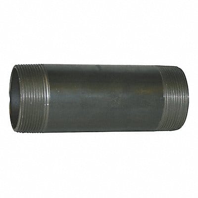 Black Pipe Nipple Threaded 2x2-1/2 In