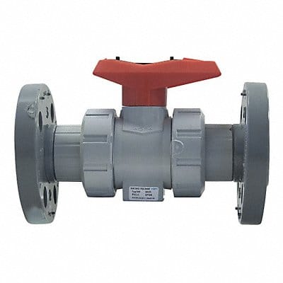 CPVC Ball Valve True Union Flanged 3