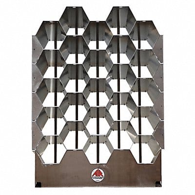 SCBA Storage Rack Silver Aluminum