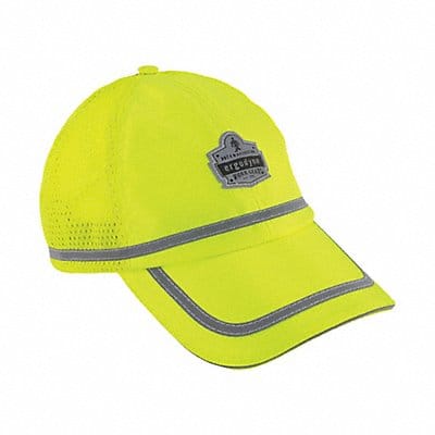 J0289 Baseball Hat Hi-Vis Lime Universal