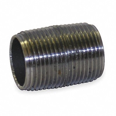 Black Close Pipe Nipple Threaded 1