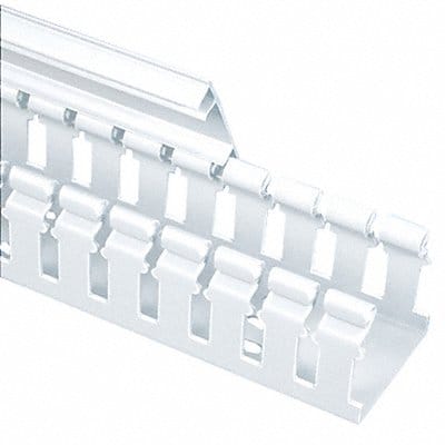 Wire Duct Hinging Cover White L 6 Ft