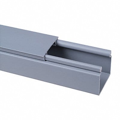 Wire Duct Hinging Cover Gray L 6 Ft