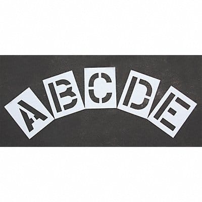 Pavement Stencil Alphabet Kit 12 in H