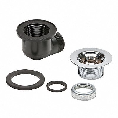 Drain Service Kit Black Plastic L 3 in