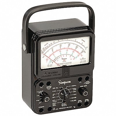 Analog Multimeter 1000V 10A 20M Ohms