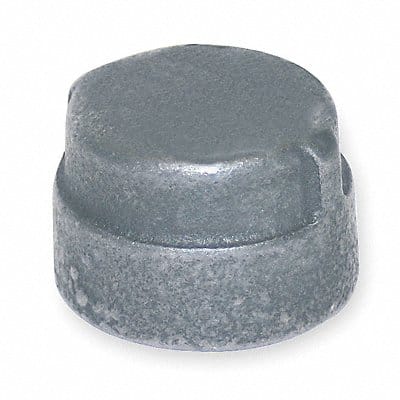 Round Cap Malleable Iron 2 in FNPT