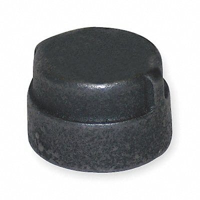 Round Cap Malleable Iron 3/4 in NPT