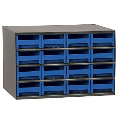 G2391 Bin Cab 16BlueDrwr Gray 11 H BlueDrwr