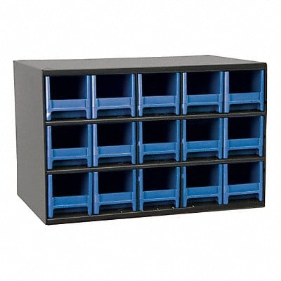 G2392 Bin Cab 15BlueDrwr Gray 11 H BlueDrwr